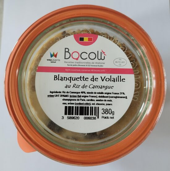 Blanquette de volaille au Riz de Camargue 380 g