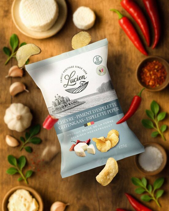 Chips chèvre & piment d'Espelette 125 g