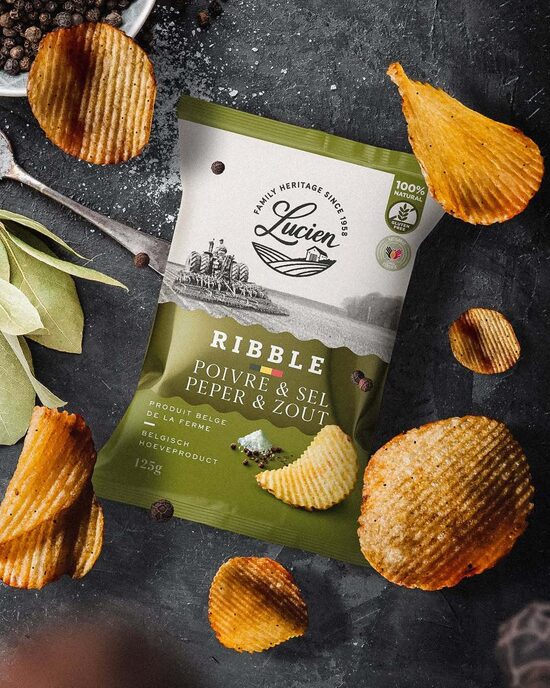 Chips Poivre et sel ribble 125 g