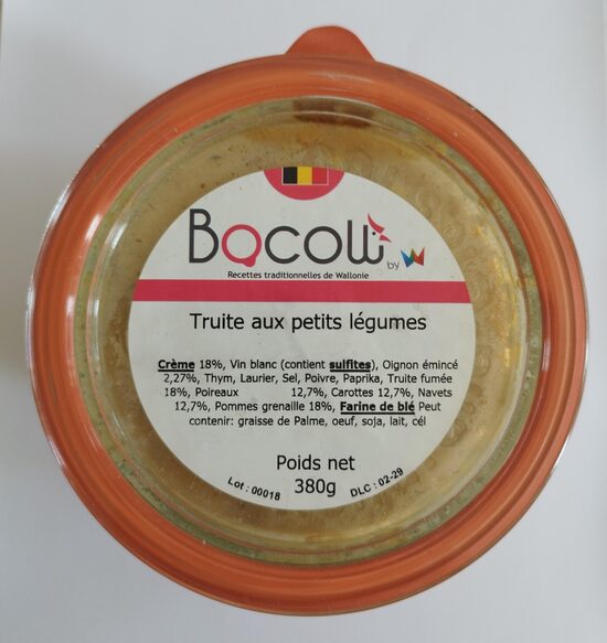 Truite aux petits légumes 380 g