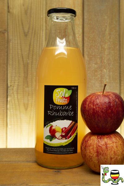 Jus pomme rhubarbe 1 l